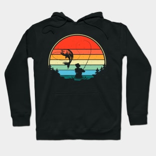 Vintage Fisherman Retro Fishing Hoodie